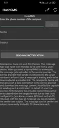 Screenshot HushSMS APK