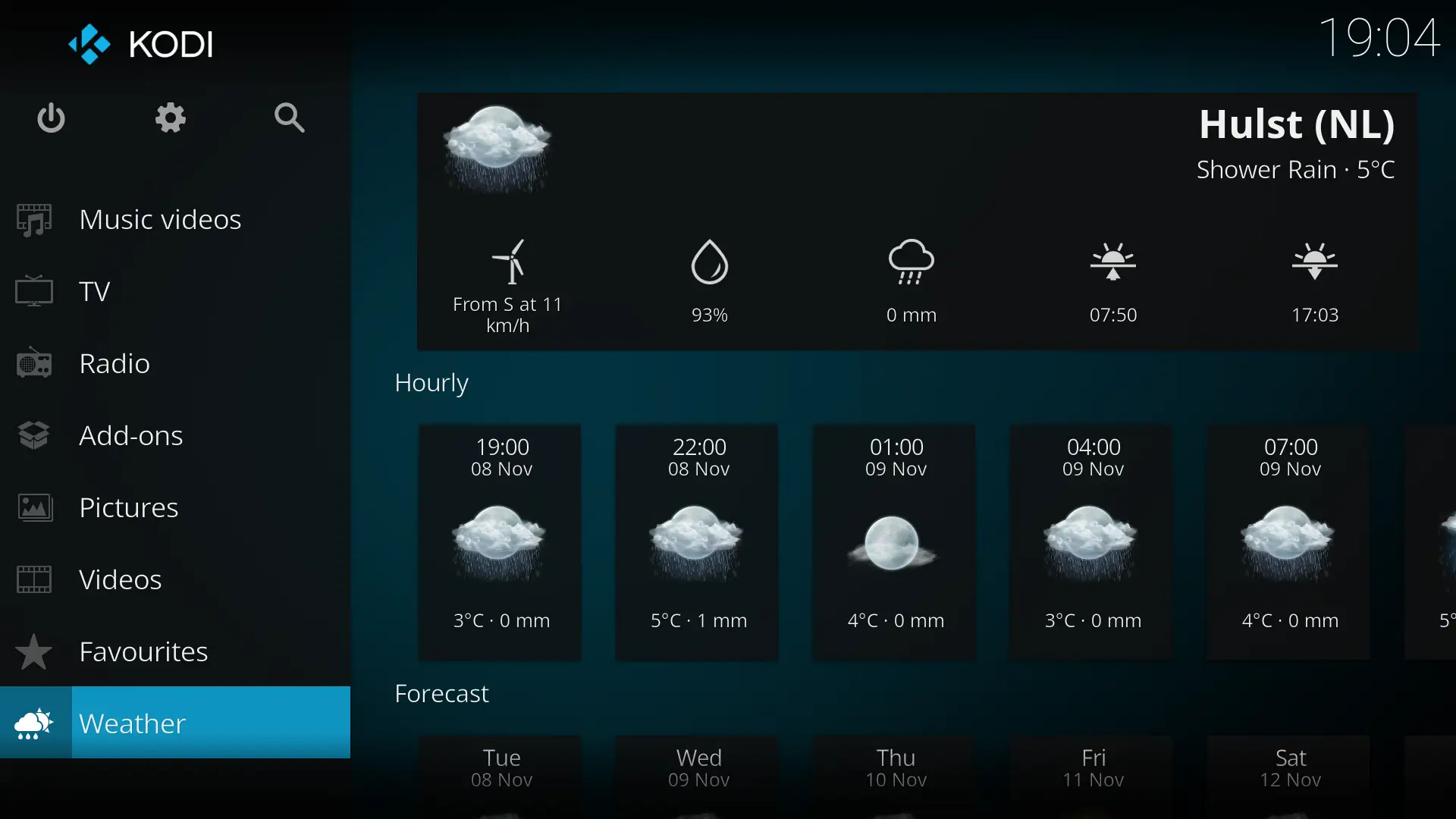 Screenshot Kodi APK