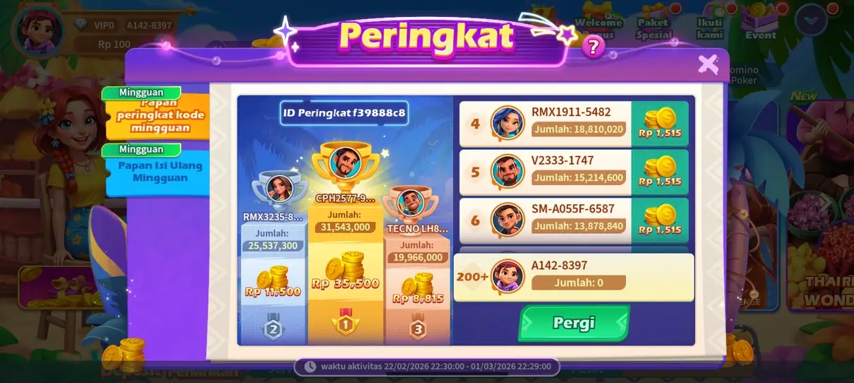 Screenshot Hoki APK v9.9 – Game Slot Sosial dengan Tema Seru