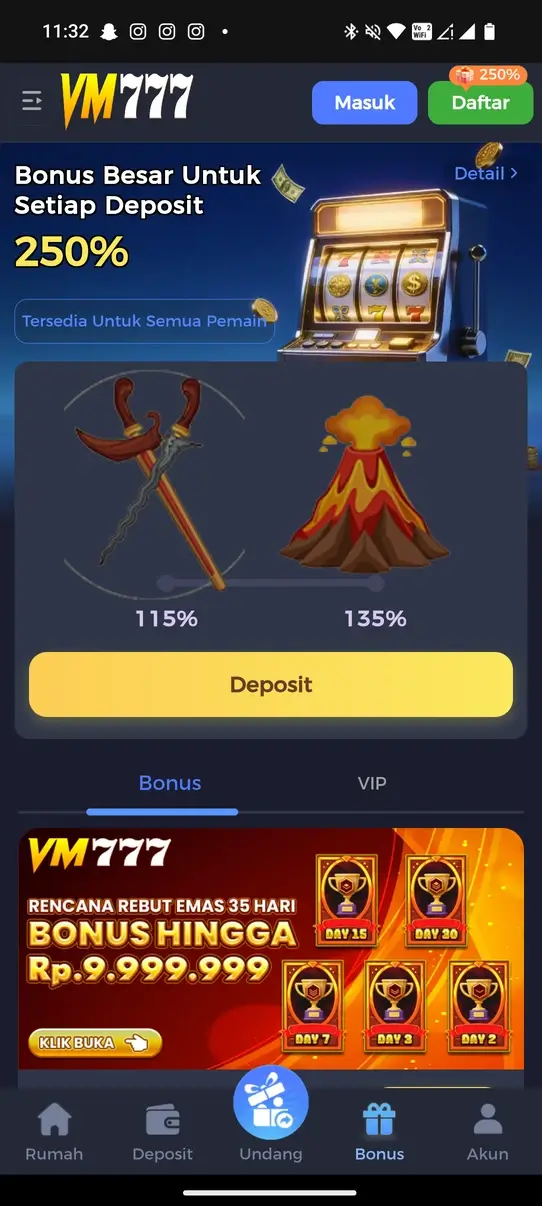 Screenshot VM777 APK v9.7
