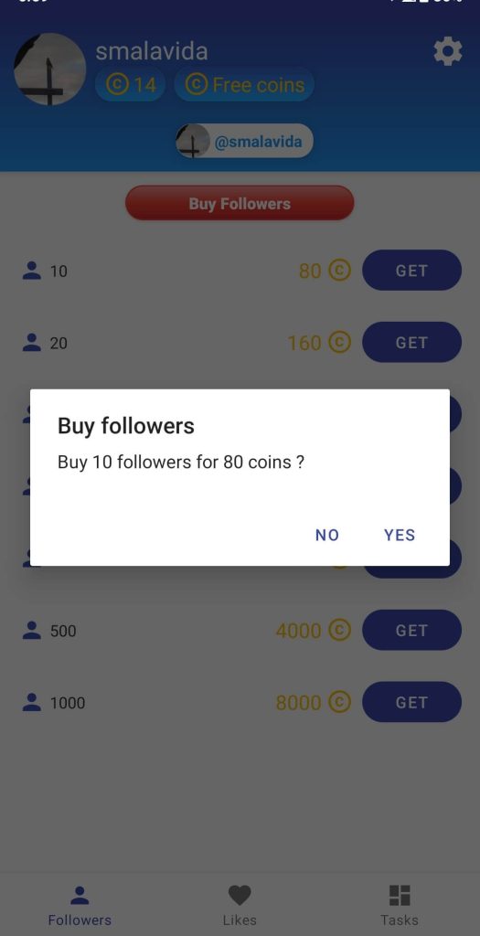 Screenshot Top Follow APK Download v5.5.7-R