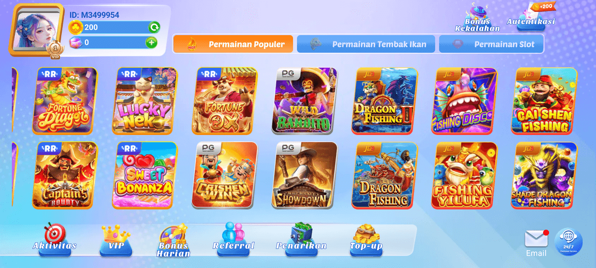 Screenshot 7276 Slot APK untuk Pecinta Slot dan Fishing