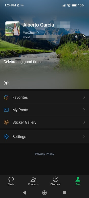 Screenshot WeChat APK v8.0.71