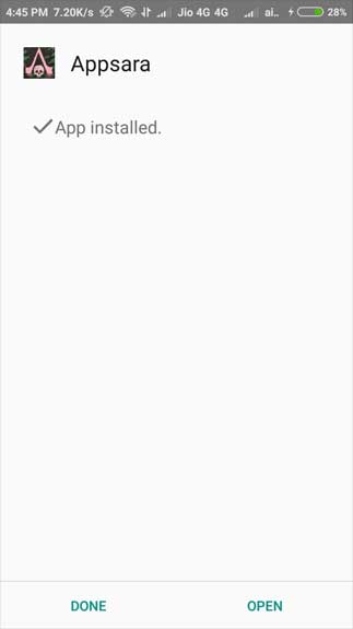 Screenshot AppSara APK v1.0
