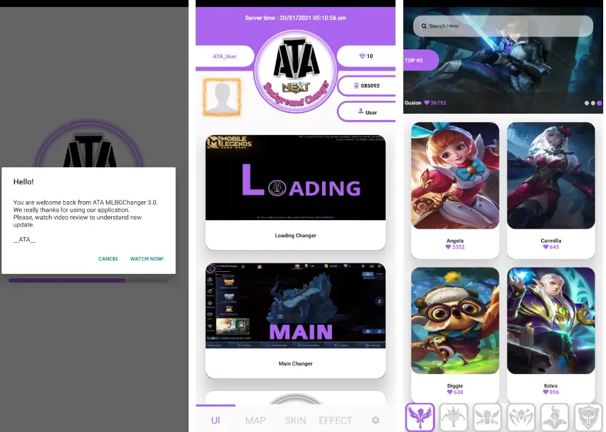 Screenshot ATA MLBG Changer APK