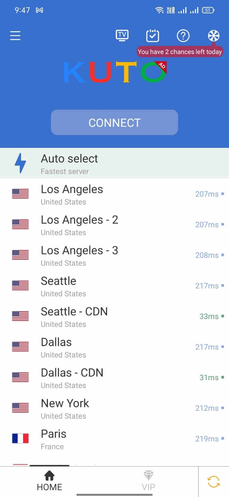 Screenshot KUTO VPN APK 2.2.17 untuk Android