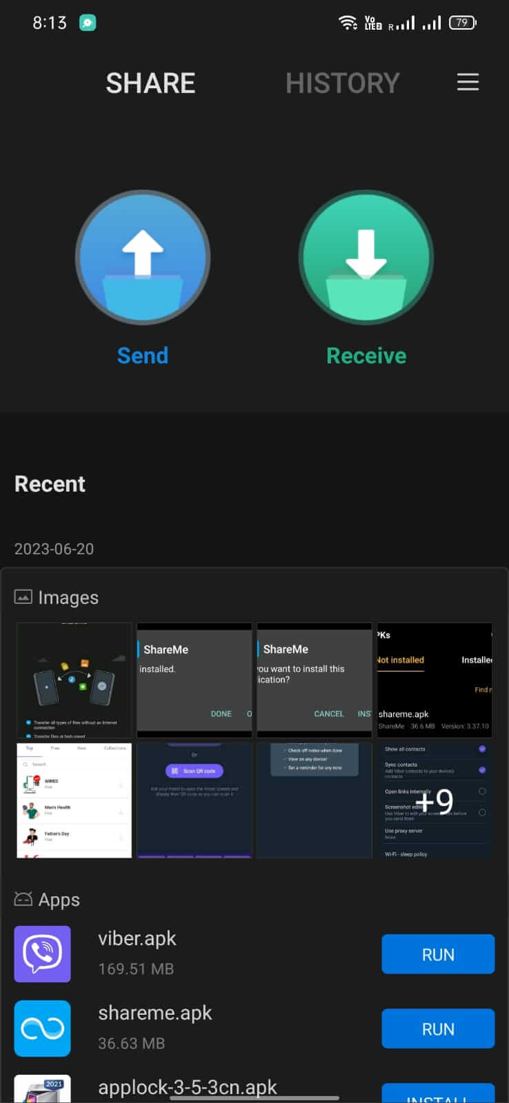 Screenshot ShareMe APK v3.47.11