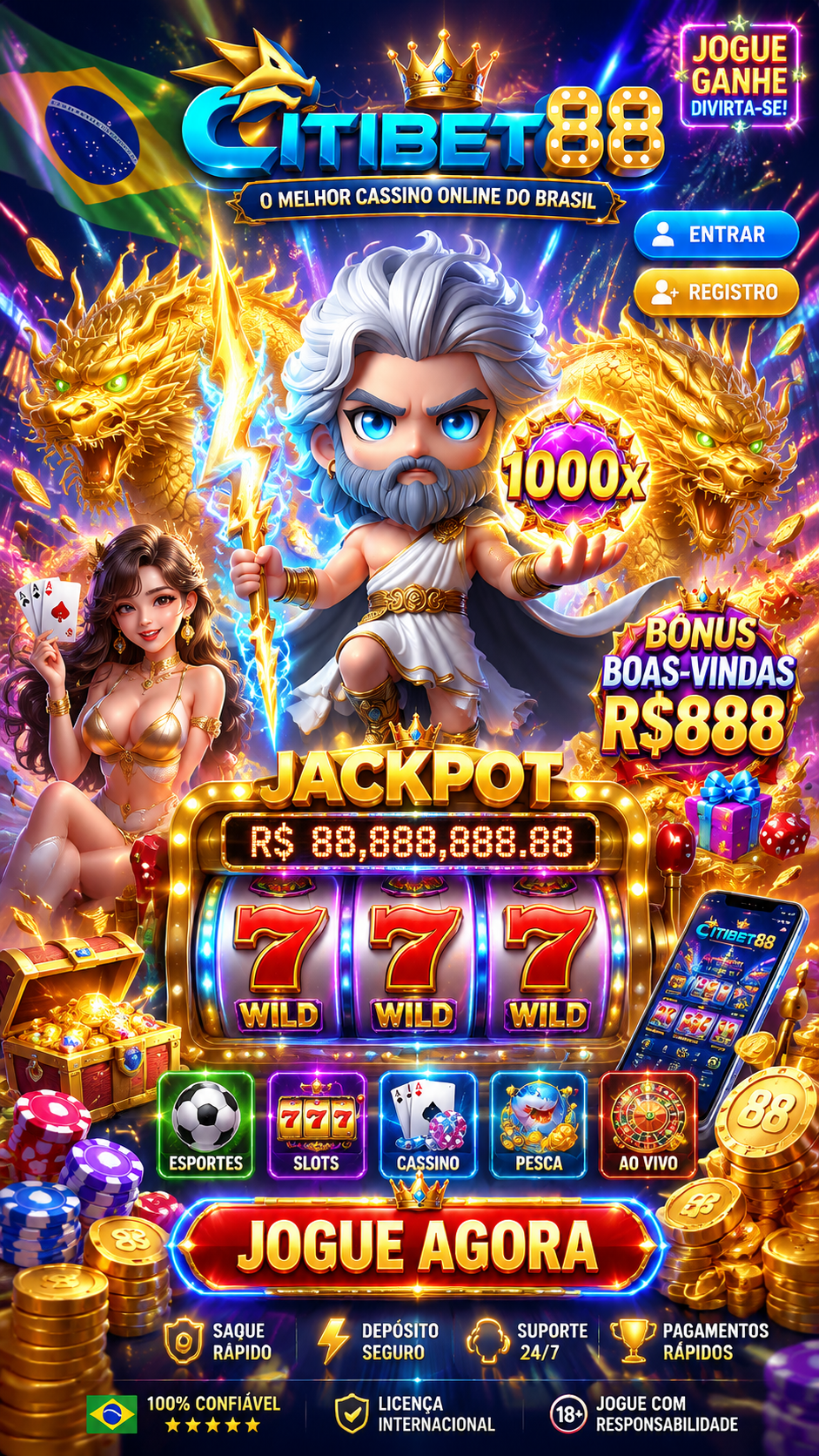 Screenshot Citibet88 APK: Slot Online Seru dengan Bonus Harian
