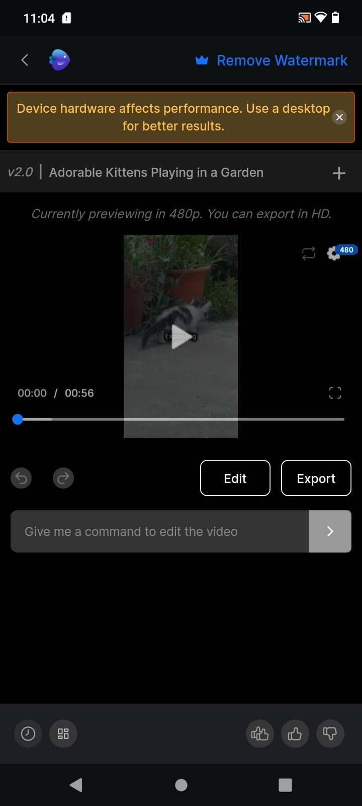 Screenshot Invideo AI APK