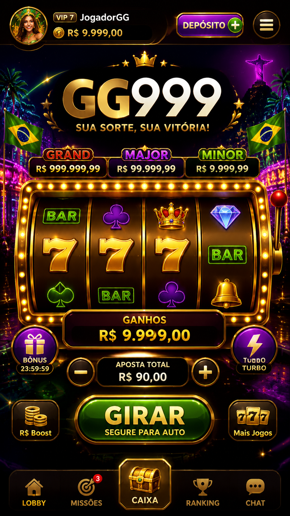 Screenshot gg999 APK 7.7.1: Game Slot Seru dengan Grafis Modern
