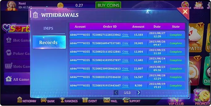 Screenshot Rummy Perfect APK