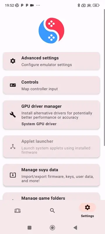 Screenshot Suyu Emulator APK untuk Main Game Nintendo Switch di Android