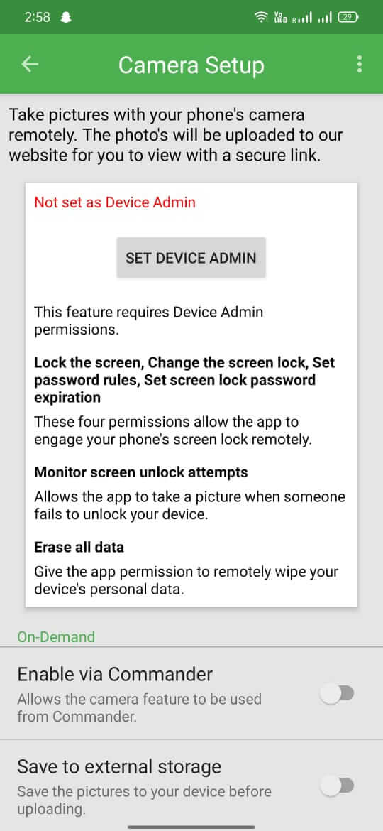 Screenshot Wheres My Droid APK