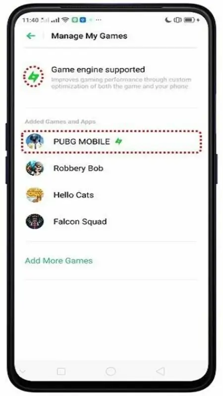 Screenshot Oppo Game Space APK