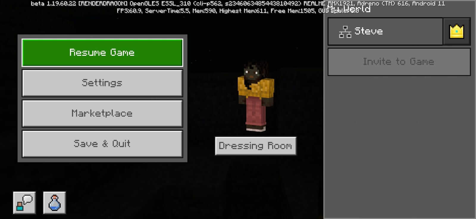 Screenshot Minecraft Java Edition APK