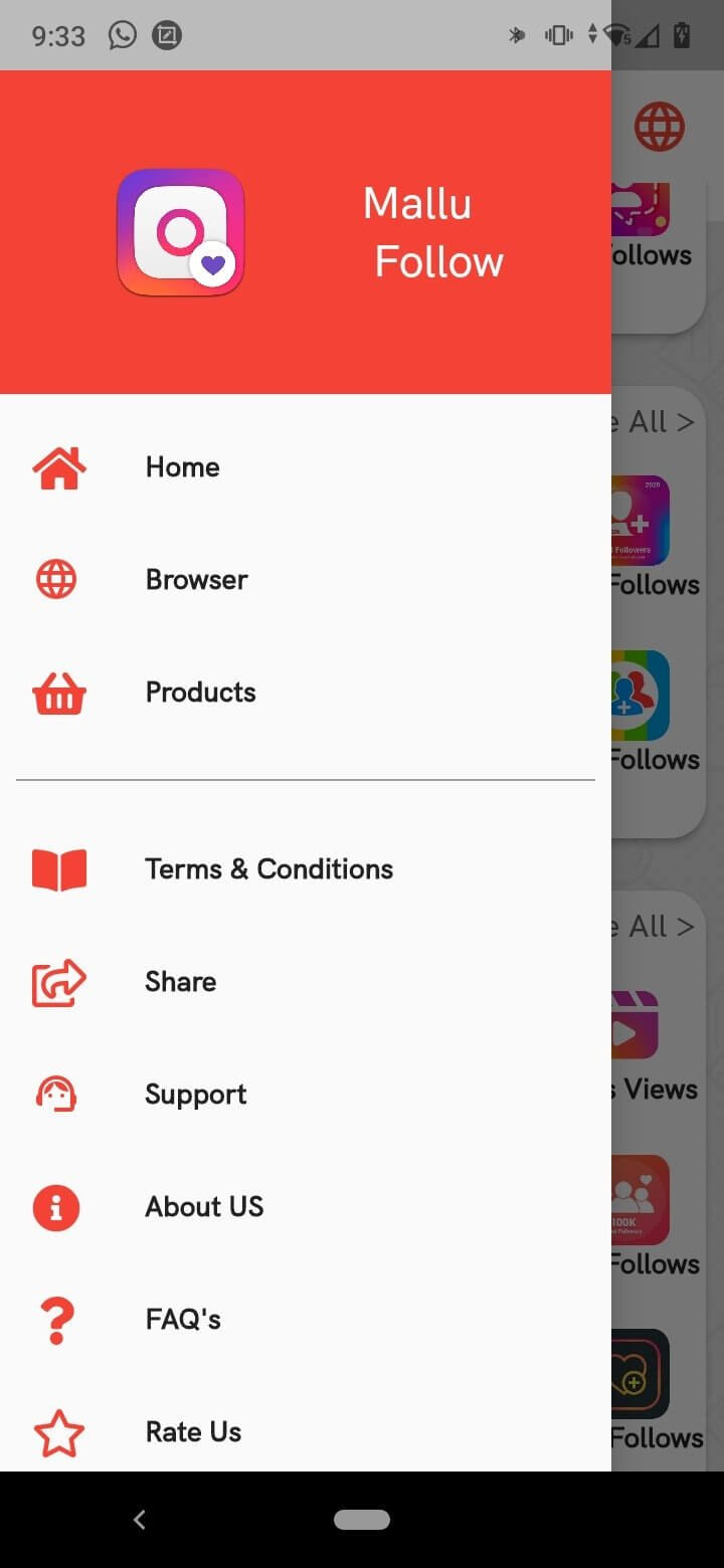 Screenshot MalluFollow APK v1.0.3