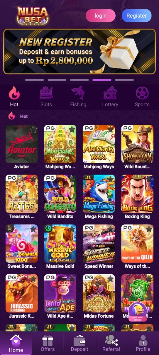Screenshot Nusabet88 APK v1.0 untuk Game Kartu yang Ringan
