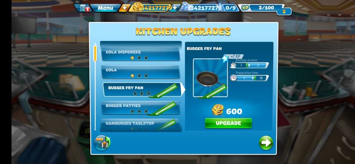Screenshot Cooking Fever APK
