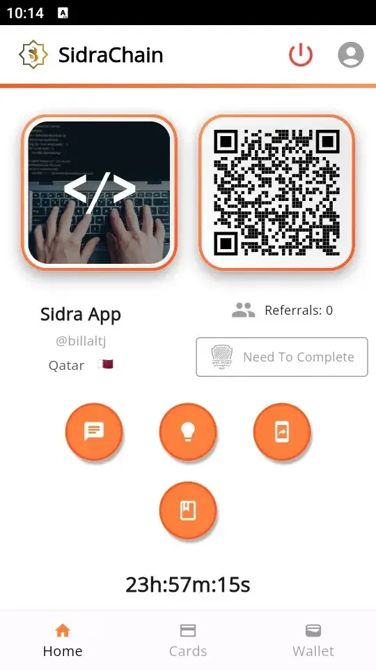 Screenshot Sidra Chain APK v15