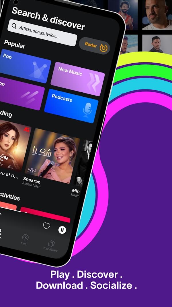 Screenshot Anghami APK