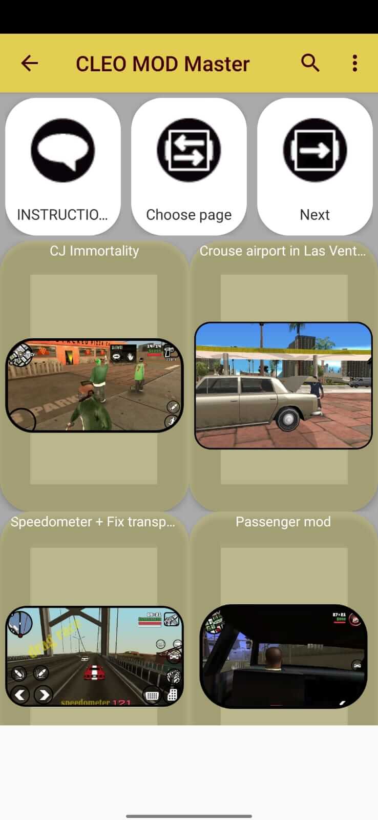 Screenshot CLEO MOD Master APK