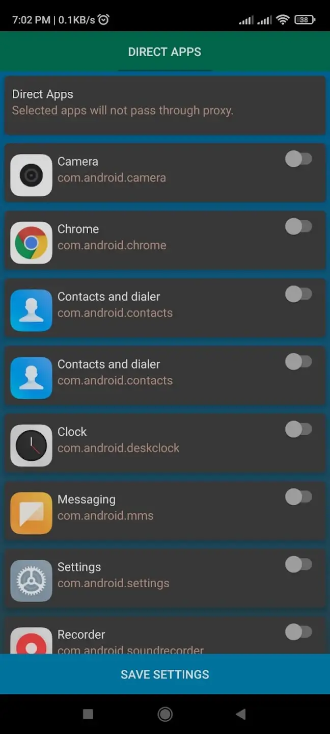 Screenshot College Proxy APK 10.2.9