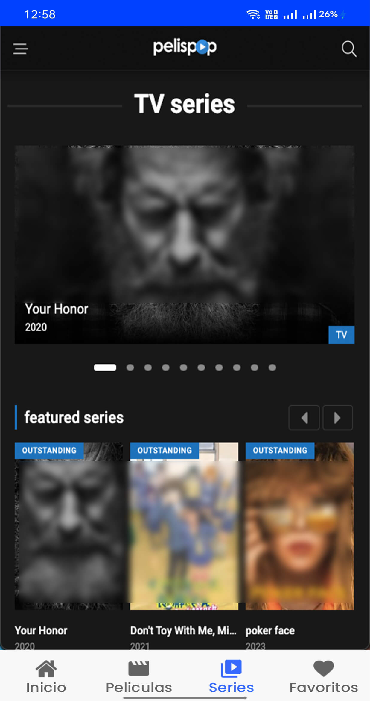 Screenshot Pelispop v0.9 APK XAPK untuk Streaming Film di Android