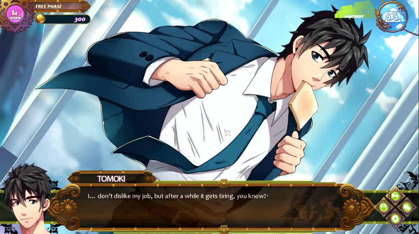 Screenshot Full Service APK v1.38: Visual Novel Seru dengan Pilihan Cerita
