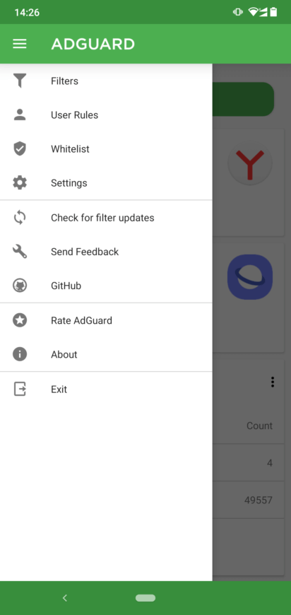 Screenshot AdGuard APK v4.14.68 untuk Android
