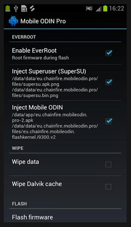 Screenshot Mobile Odin APK Download untuk Samsung