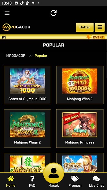 Screenshot MPOGACOR APK v7.1