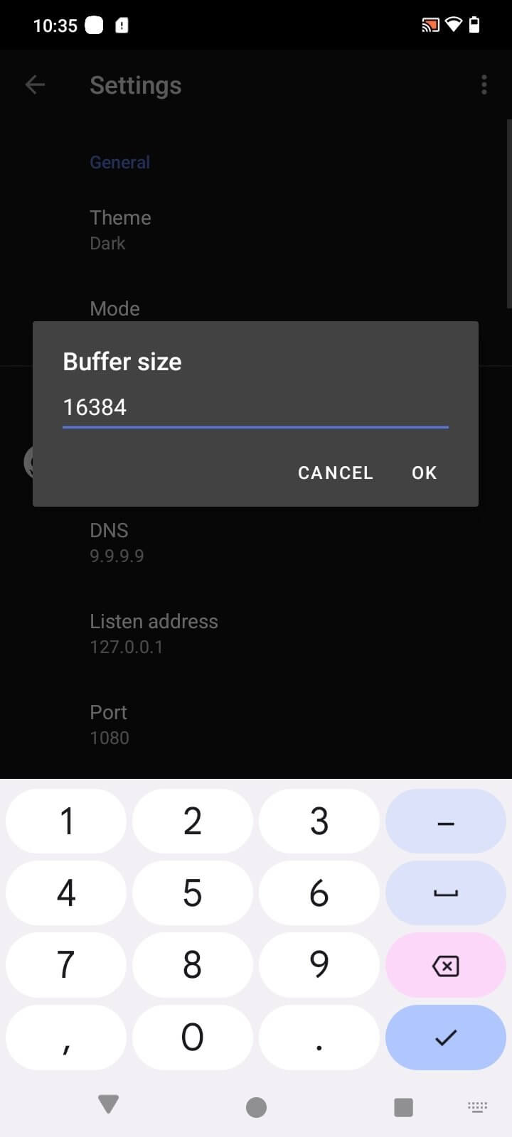 Screenshot Byedpi APK v1.2.0