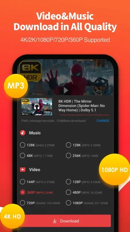 Screenshot VidMate APK v6.0102 untuk Android