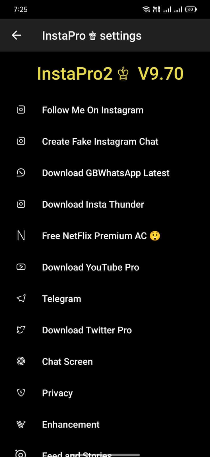 Screenshot Insta Pro 2 APK v14.80 untuk Android
