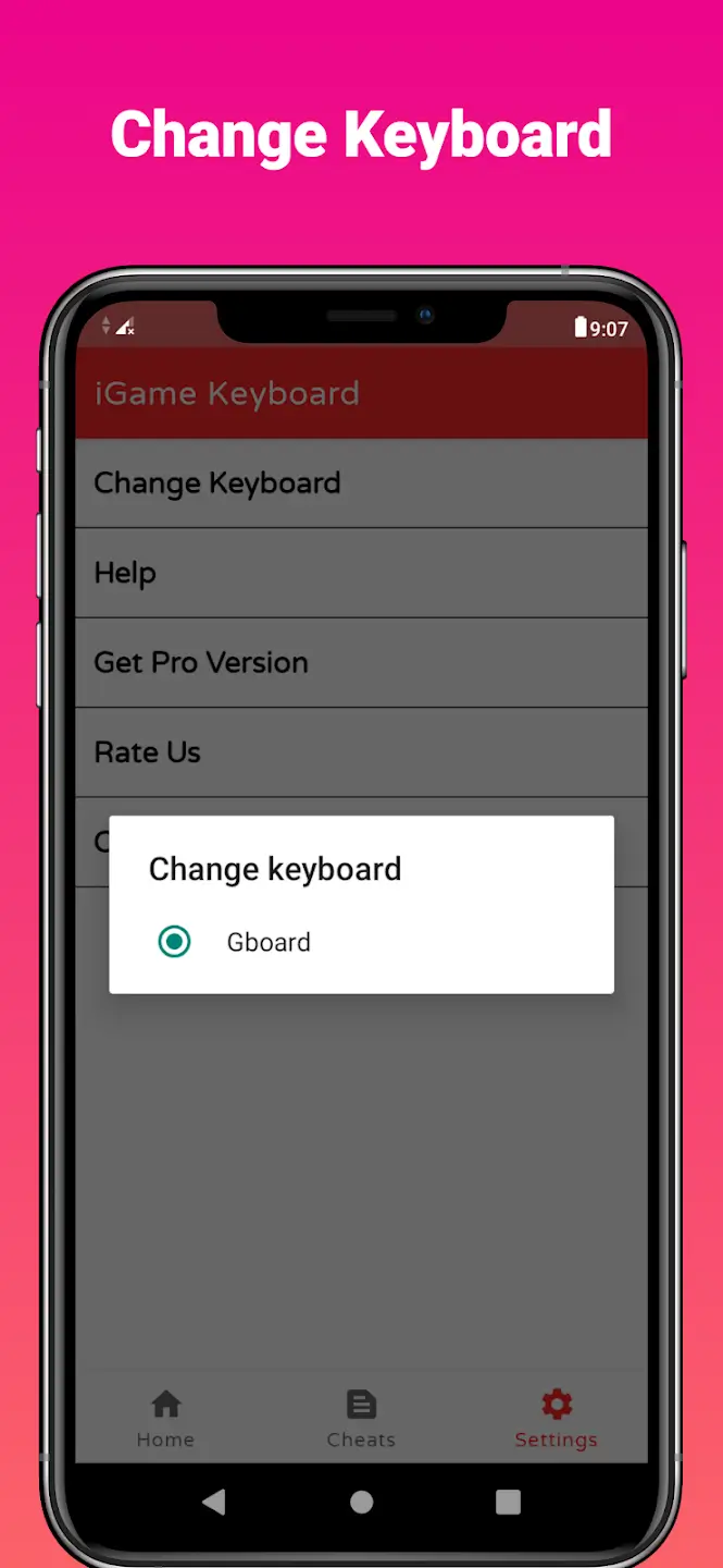 Screenshot iGame Keyboard APK
