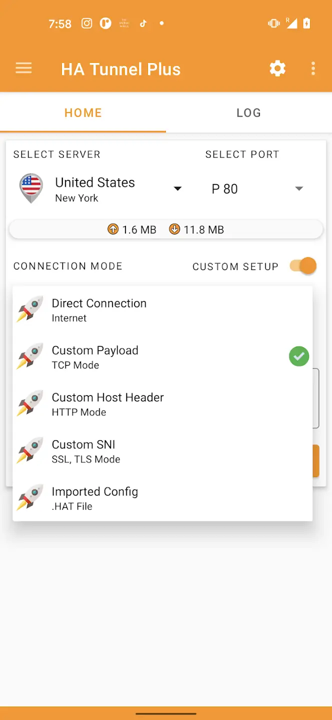 Screenshot HA Tunnel Plus APK v1.5.6
