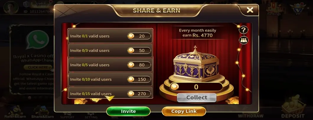 Screenshot Royal X Casino APK