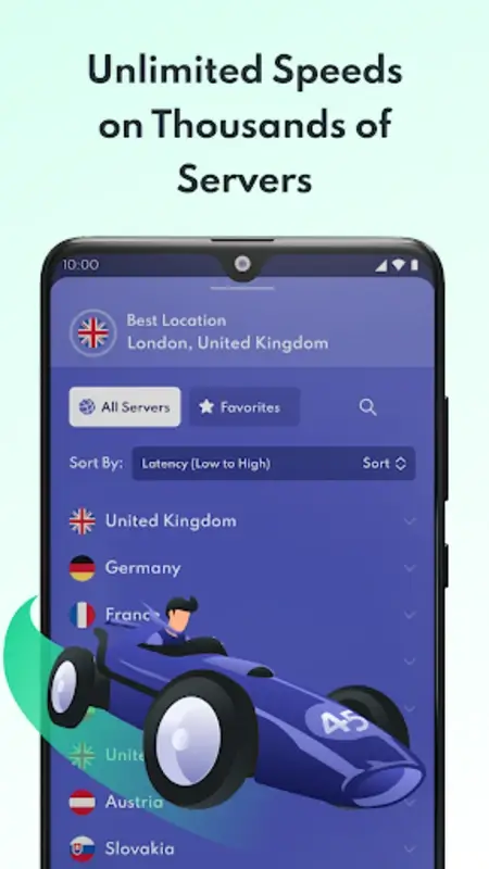 Screenshot PrivadoVPN APK