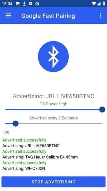 Screenshot Bluetooth LE Spam APK 1.0.8