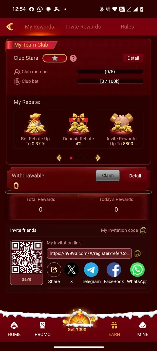 Screenshot N999 APK
