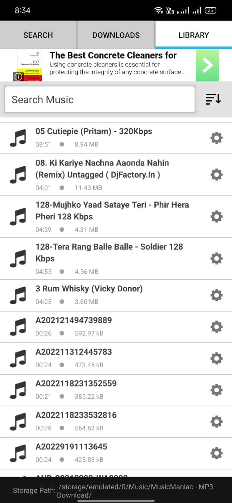 Screenshot Music Maniac APK v3.2.2