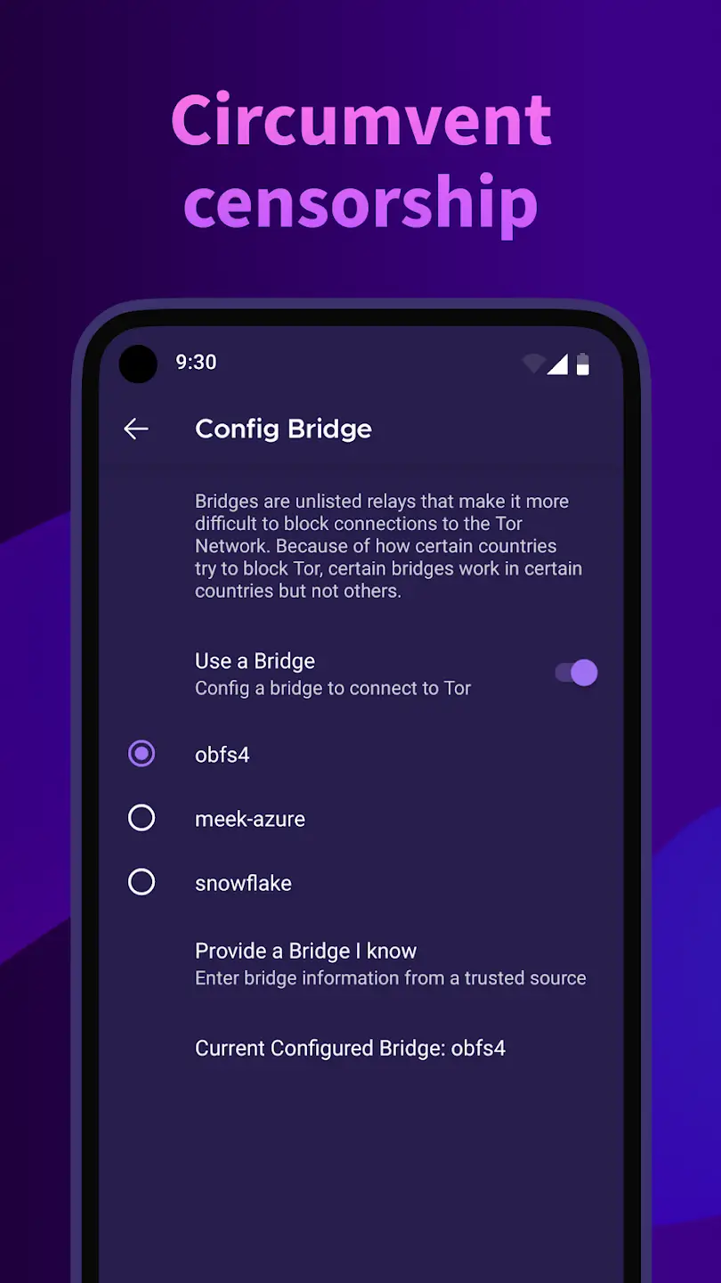 Screenshot TOR Browser APK