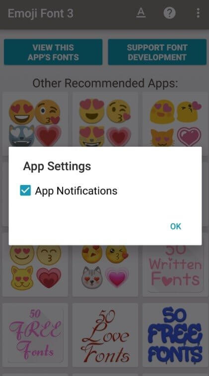 Screenshot Emoji Font 3 APK untuk Android