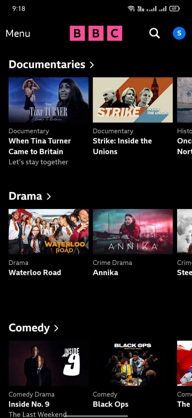 Screenshot BBC iPlayer APK v2.16.1.11115