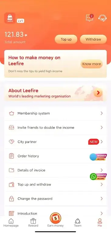 Screenshot Leefire APK v3.1.11