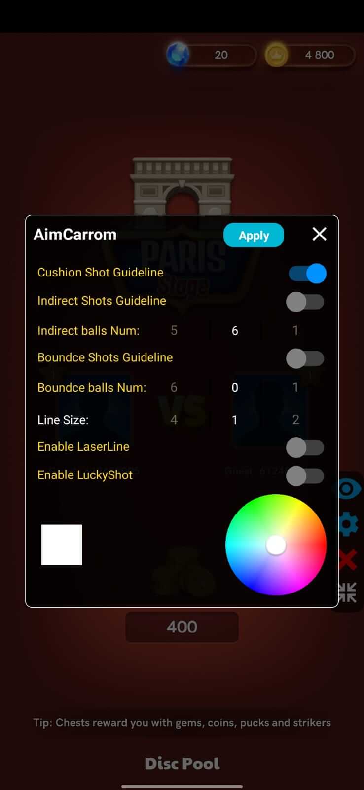 Screenshot Aim Carrom APK (Android)