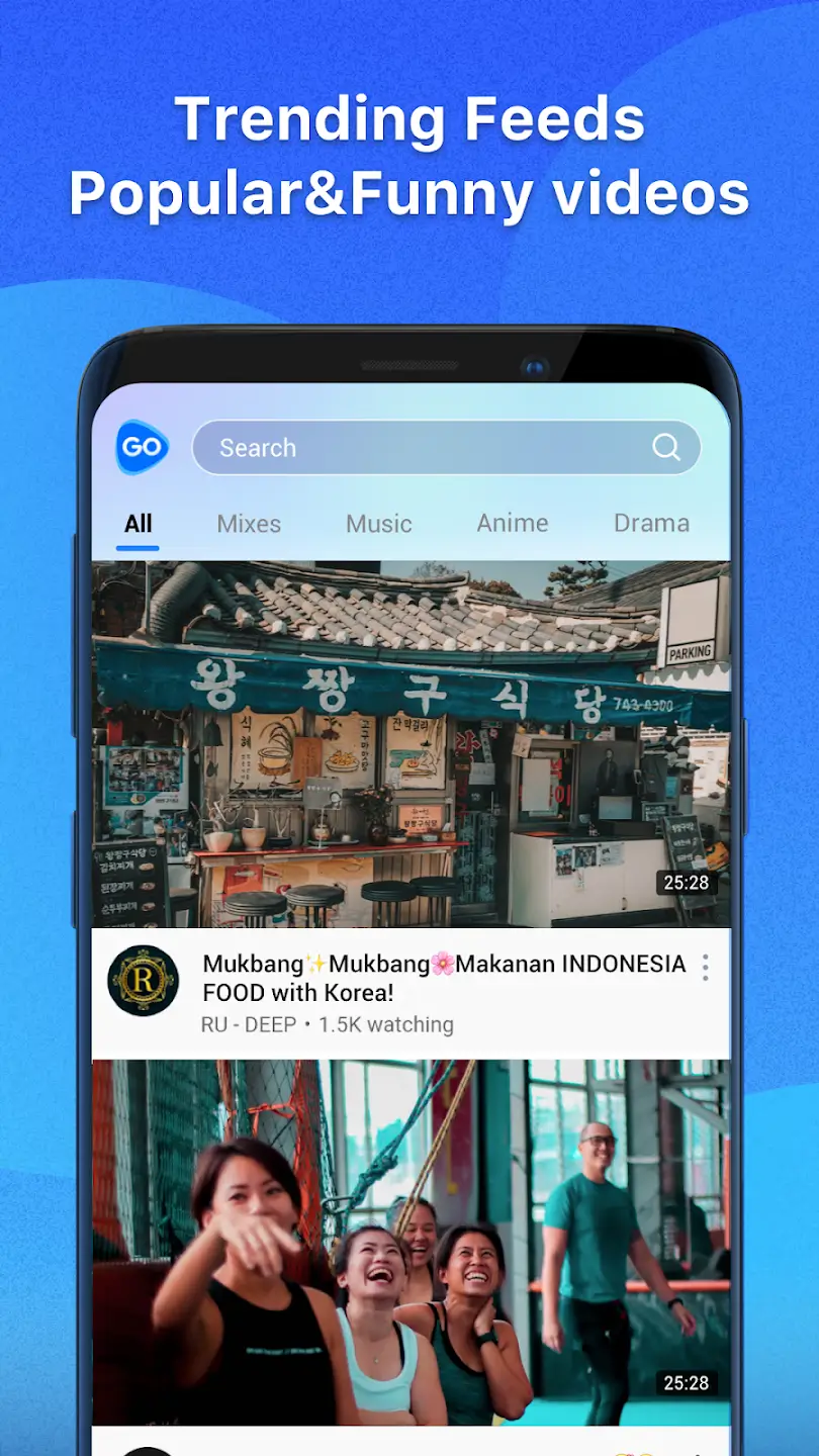 Screenshot GoTube APK untuk Android