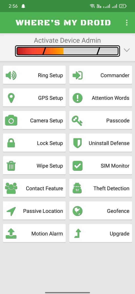 Screenshot Wheres My Droid APK