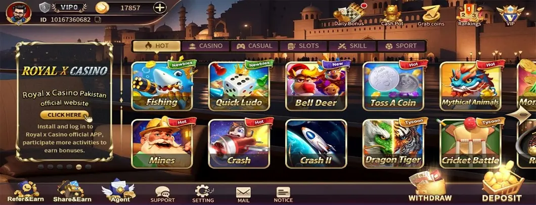 Screenshot Royal X Casino APK