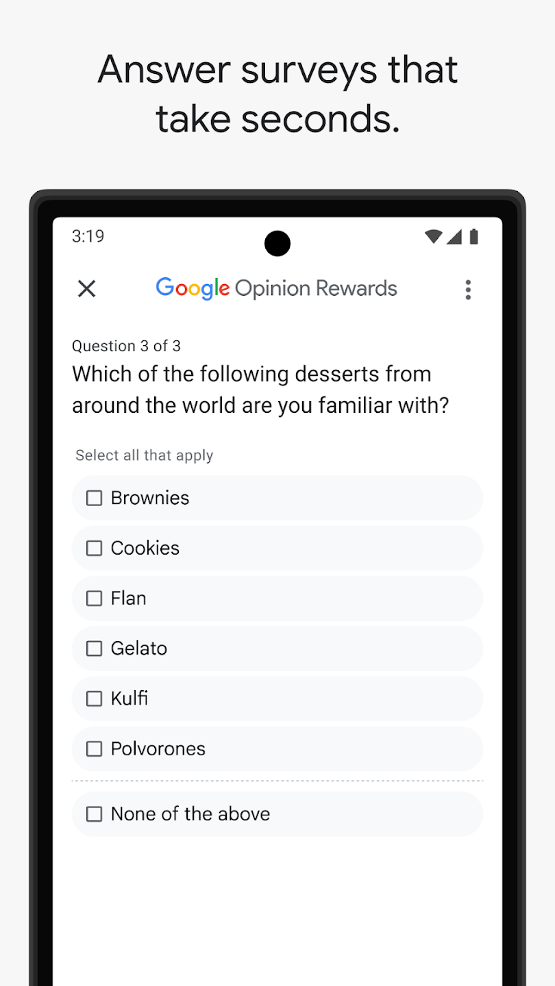Screenshot Google Opinion Rewards APK